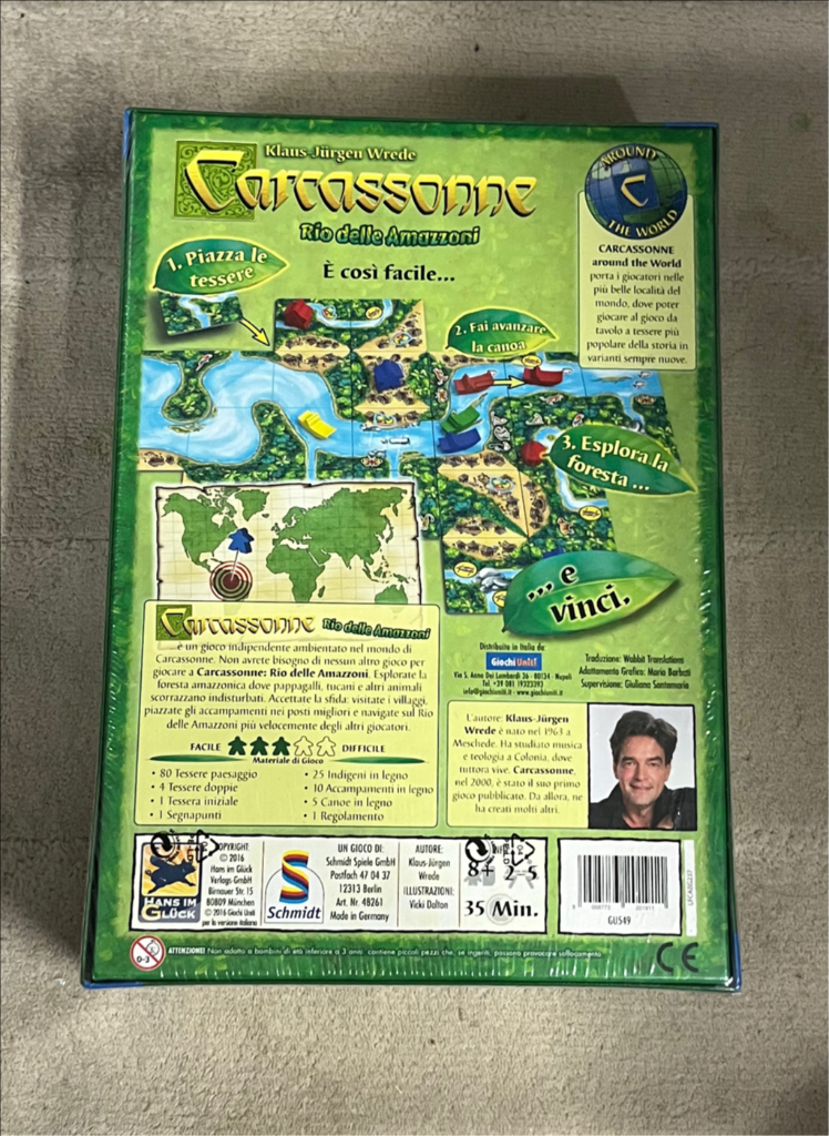 카르카손 아마조나스 미개봉 보드게임--1