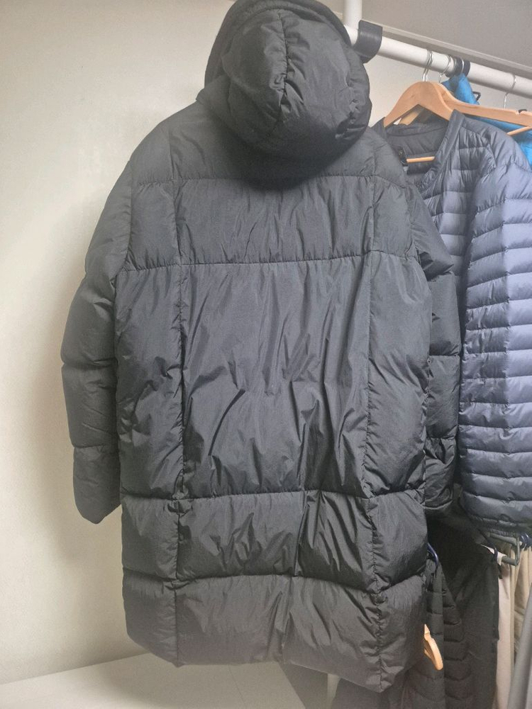 스톤아일랜드 크링클랩스 롱패딩 블랙 XL 이미지