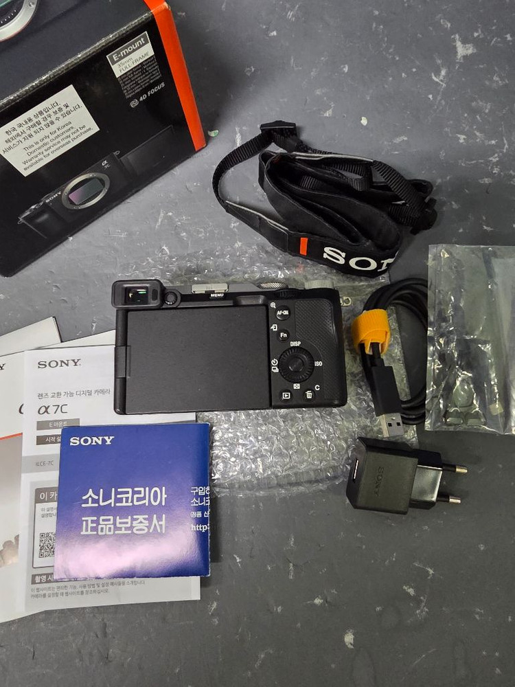 소니a7c 실버 만컷대 풀박스구성품판매해요--3
