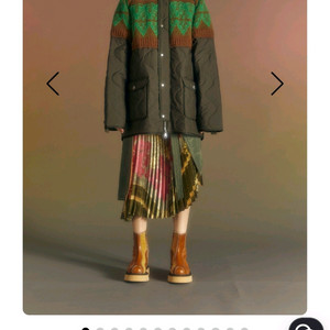 앤더슨벨 노르딕 퀼티드 파카 L