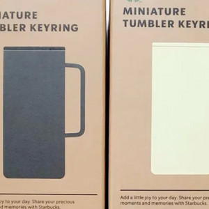 스타벅스 텀블러 키링 새상품 (블랙/옐로우)