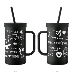 써모스X이나피스퀘어 텀블러 새상품