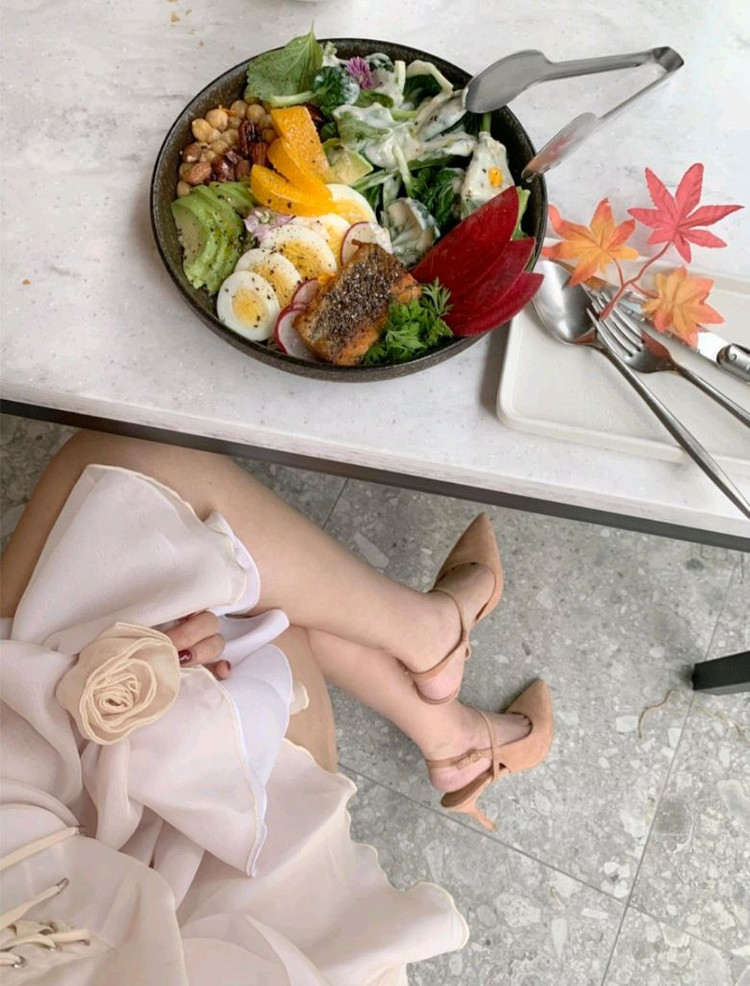 안젤룸 수제화 스웨이드 스틸레토 슬링백 이미지