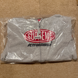 슈프림 퍼포먼스 집업 후드 스웨트셔츠 헤더 그레이 - 26SS