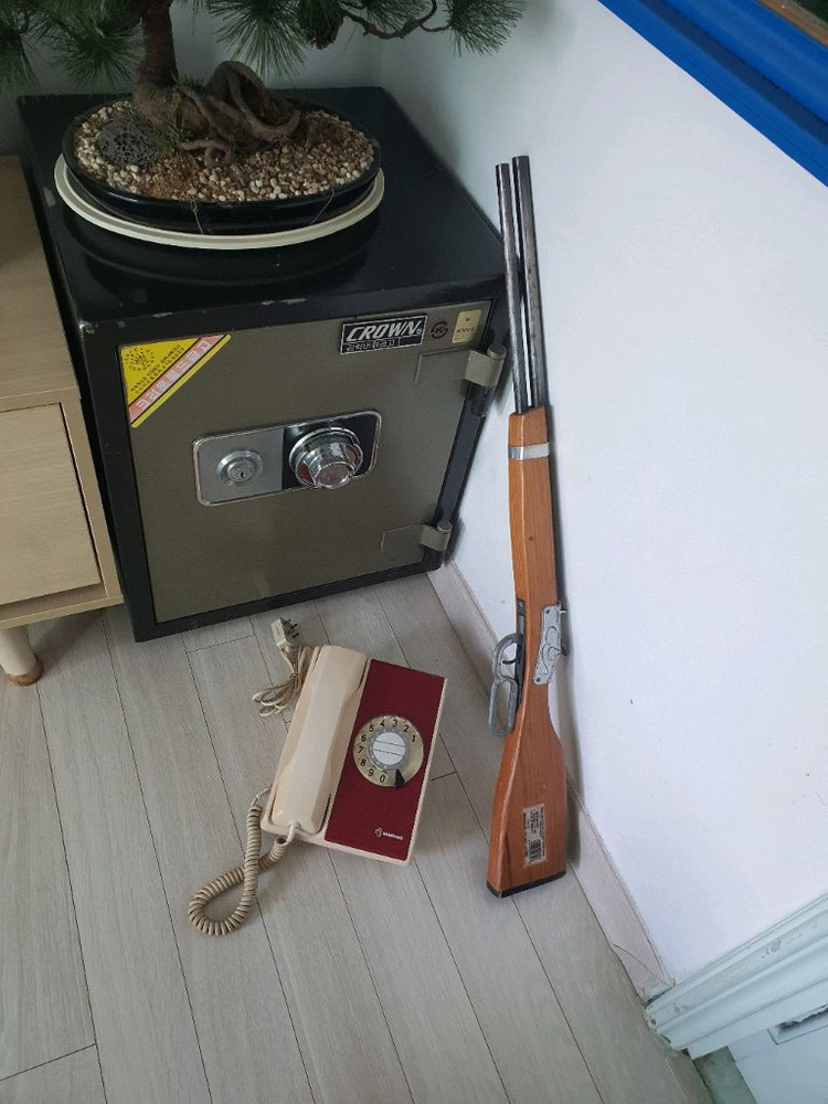 1985년산 삼성 빈티지 전화기 이미지