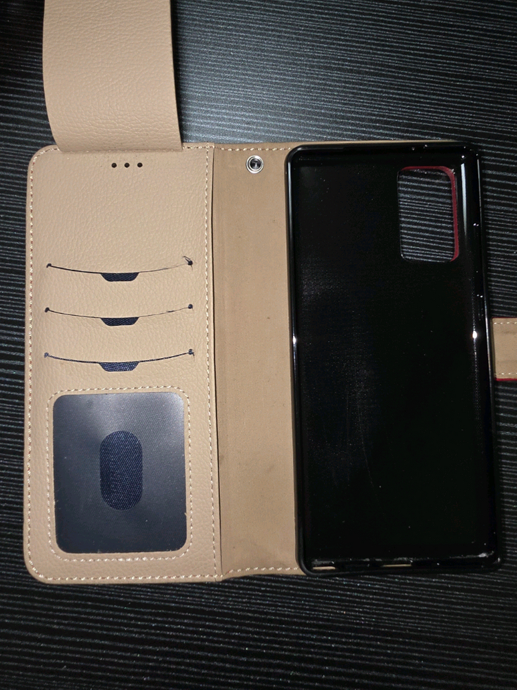 갤럭시 노트20 카드지갑 케이스 (레드)--3