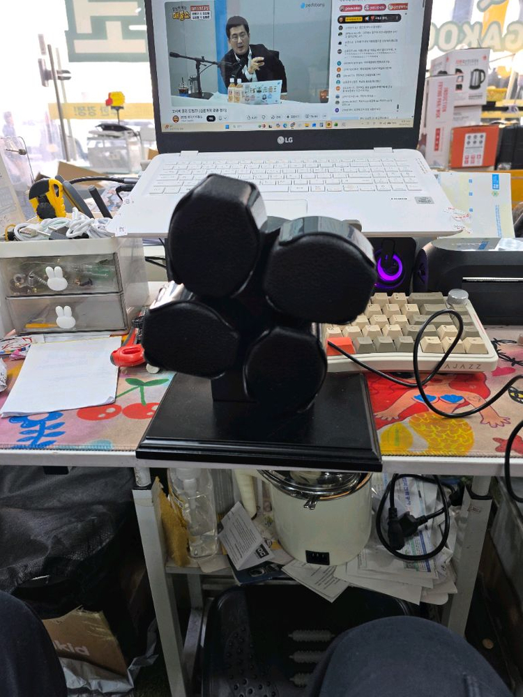 새상품 캐스퍼 자동 시계 와인더 4구 이미지