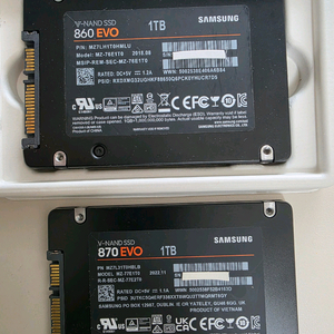 SSD 삼성 860, 870 1TB /거의새것/국내정품