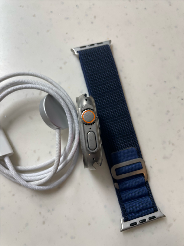 애플워치 울트라2 내추럴 SS급 배터리 95프로--3