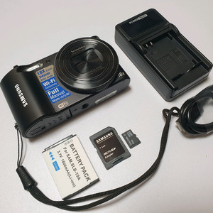 삼성 WB150F 디지털 카메라, 새 배터리, 빈티지 디카, 레트로 디카