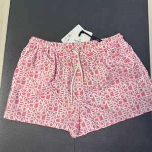 몽클레어 핑크 로고 스윔 쇼츠 겸 반바지 L 새제품