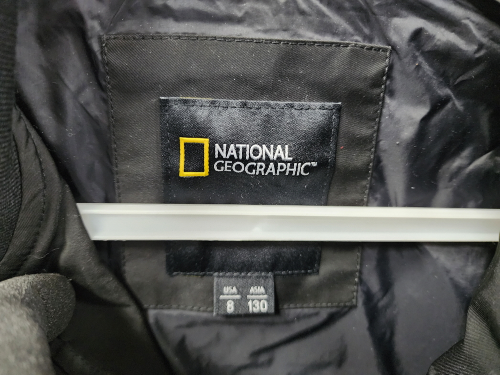 (130)내셔널지오그래픽 키즈 어드벤쳐 항공점퍼/130신장/상태우수 이미지