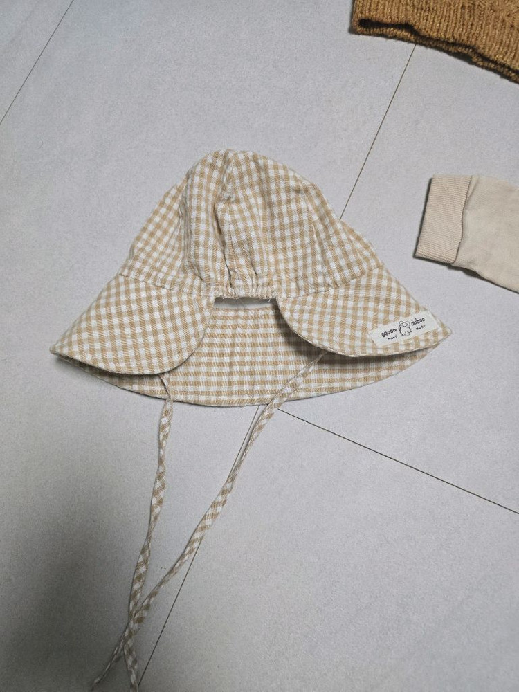 아기 옷 모자 세트 (곰두부, 밍크뮤) 이미지