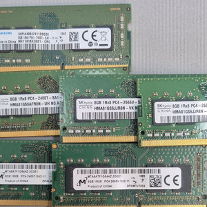 노트북램 PC4-8GB 삼성,SK,마이크론 노트북용 메모리