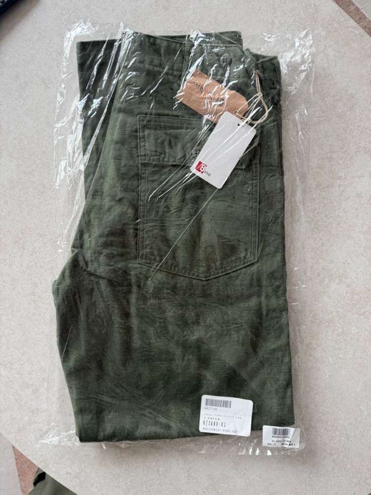새상품_사이즈 3 오어슬로우 퍼티그 팬츠 오리지널핏 그린 US Army Fatigue Original Fit--4