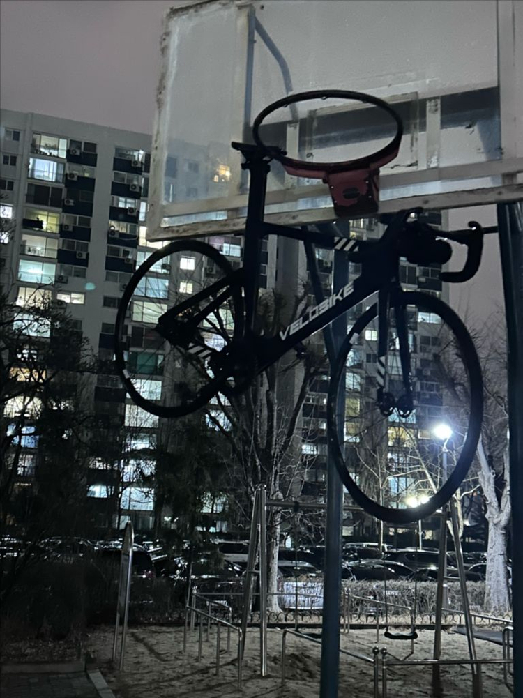 풀카본 프레임 픽시 자전거 이미지