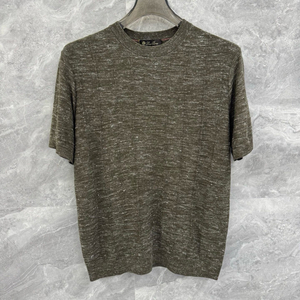 로로피아나 남성용 반팔 니트 탑 (3컬러)