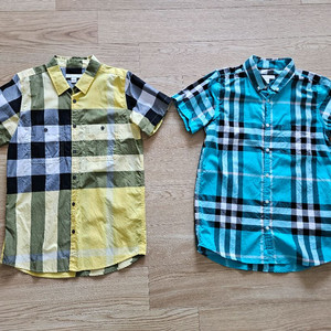 버버리 칠드런 남아 체크남방들 팔아요~ 이미지