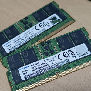 DDR5 PC5-44800 노트북용 메모리 16GB 2개 이미지