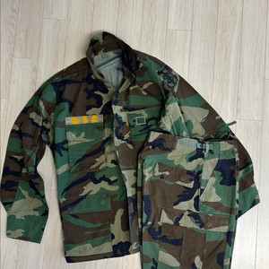 미군 군복 하복(봄/여름) 우드랜드_미디움 상하의 한벌 이미지