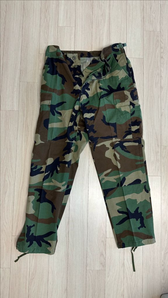 미군 군복 하복(봄/여름) 우드랜드_미디움 상하의 한벌 이미지