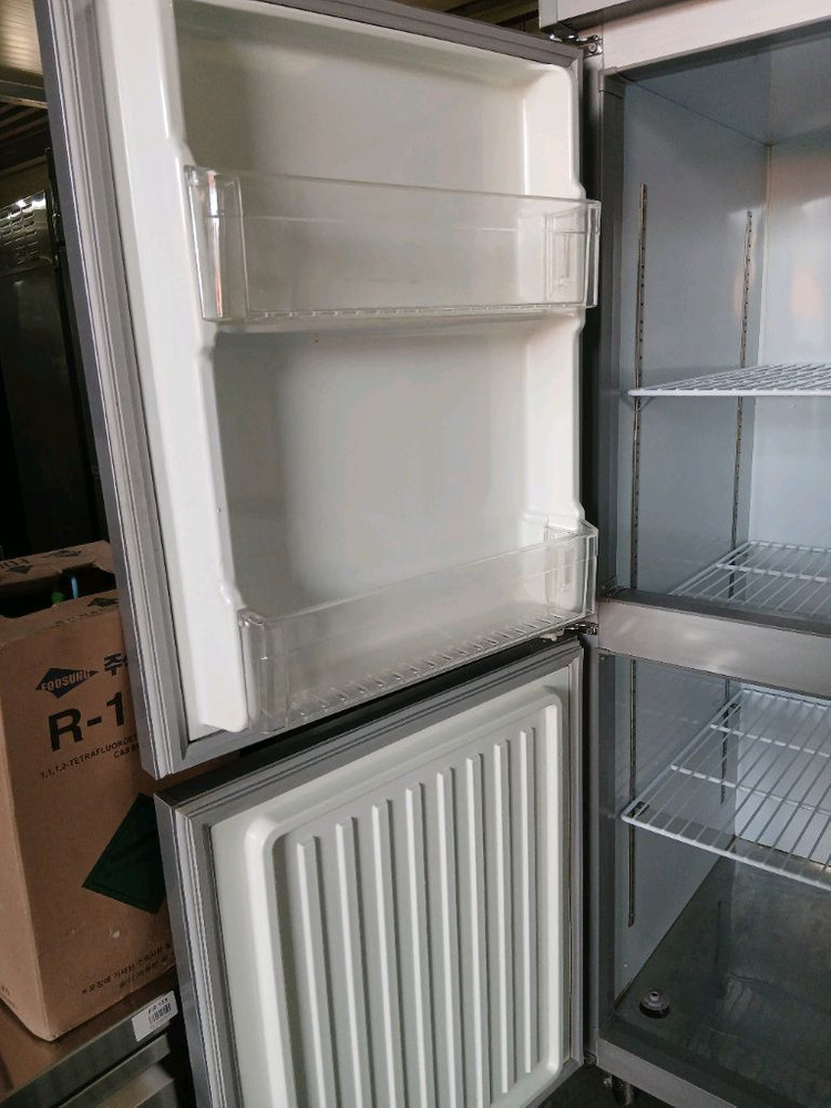 우성 45박스 냉장고 올냉장고 올냉동고 1년반 사용--5