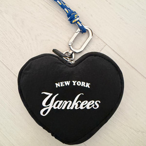 미사용 MLB 공용 하트 파우치 키링
