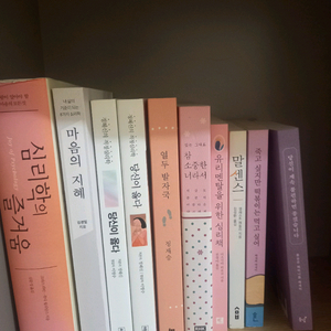 심리학책과 에세이책들입니다