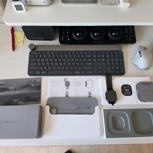 애플 워치 울트라3 애케플 블랙 티타늄 밀레니즈 루프 M