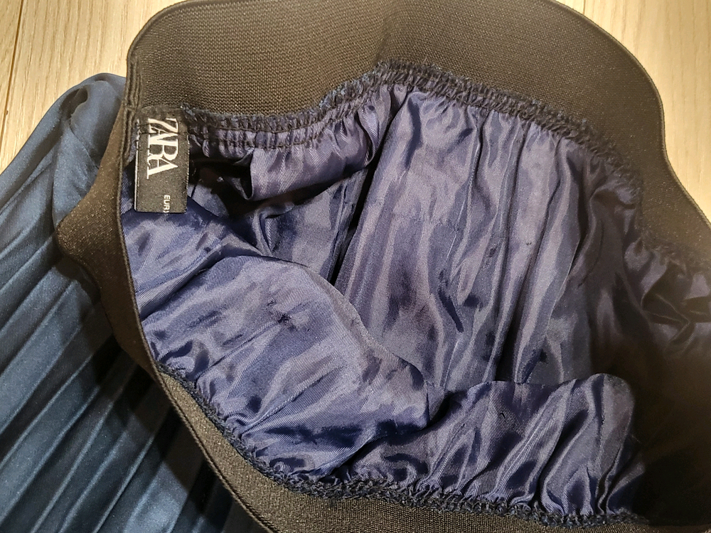 자라 플리츠 새틴스커트 날개사니트 일괄--4