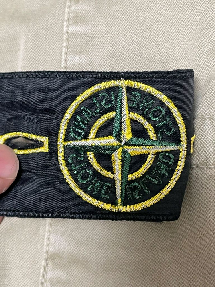 [ 30 ] 22fw 스톤아일랜드 와펜패치 카고팬츠 밴딩 베이지--4