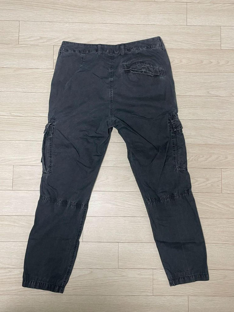 [ 31 ] 22fw 스톤아일랜드 와펜패치 카고팬츠 네이비 블루--1