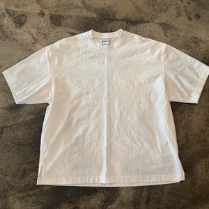 우영미 코튼 오버핏 티셔츠 화이트 - 25FW