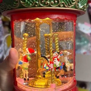 오르골 회전목마 스노우볼