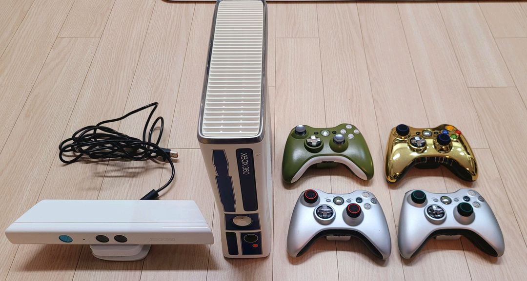 Xbox 360스타워즈 한정판 오로라1테라 슬림 본체 + 컨트롤러 4개세트 (무료배송) 이미지
