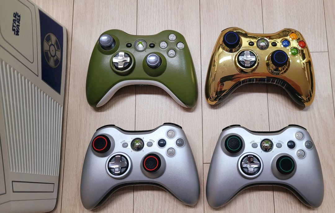 Xbox 360스타워즈 한정판 오로라1테라 슬림 본체 + 컨트롤러 4개세트 (무료배송) 이미지