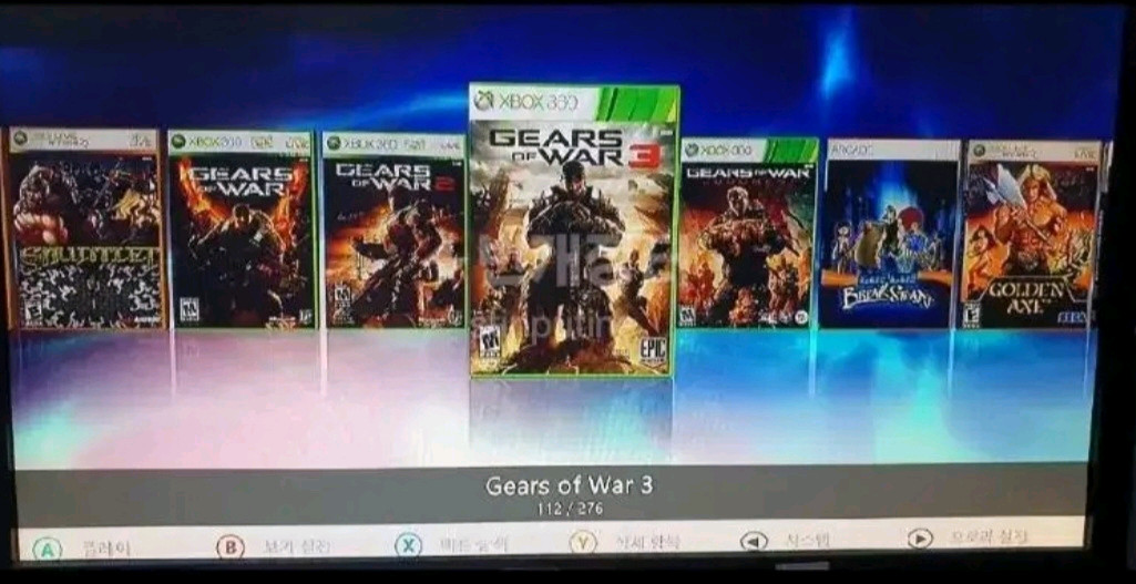 Xbox 360스타워즈 한정판 오로라1테라 슬림 본체 + 컨트롤러 4개세트 (무료배송) 이미지