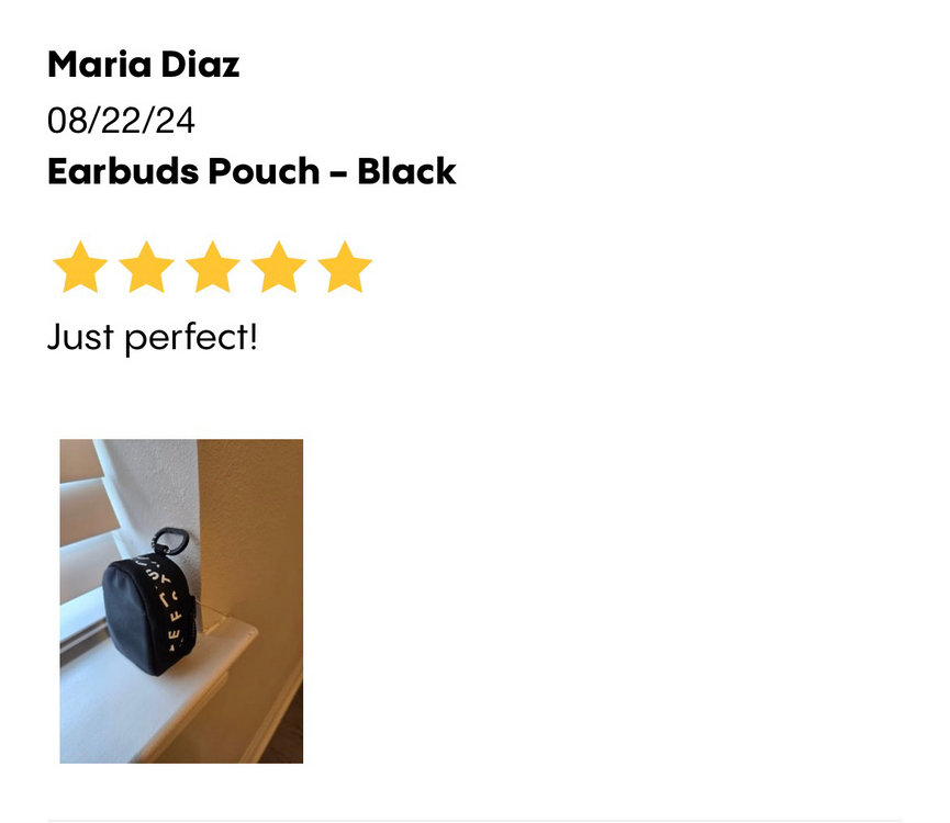 케이스티파이 에어팟 파우치 블랙(AirPods Pouch - Black)--5