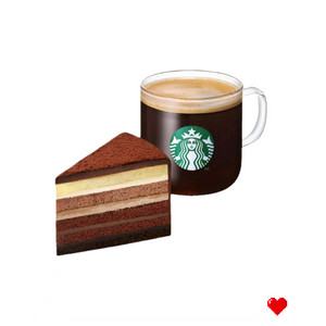 스타벅스 가나슈 케이크 아메리카노 세트
