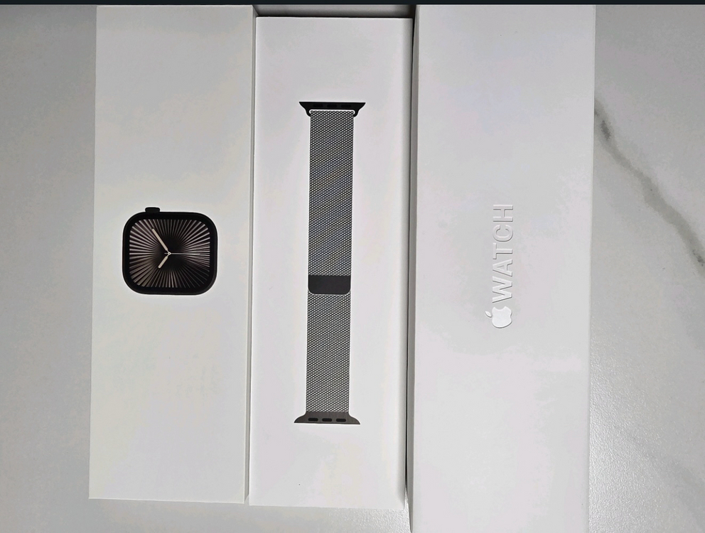 애플워치 10 티타늄 슬레이트 46m 셀룰러 애케플o 팝니다 급처분--3