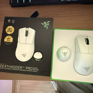 레이저 데스에더 v4 pro 화이트