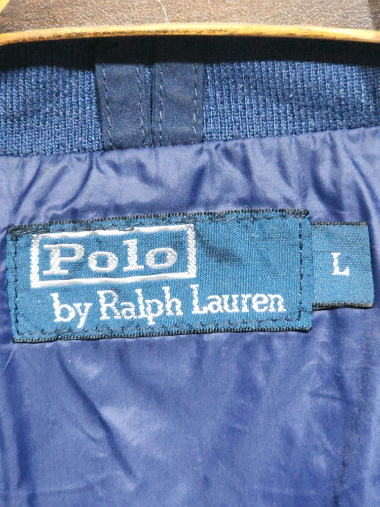 (L) 랄프로렌 폴로 점퍼 네이비 하이넥 자켓 캐주얼--2