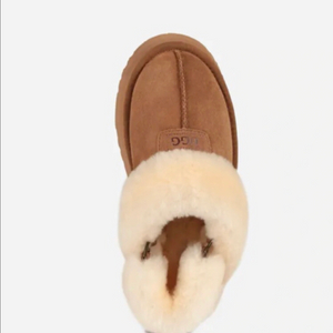 정품(새상품)/호주 어그 천연양모 퍼스트랩 체스트넛 슬리퍼(235)