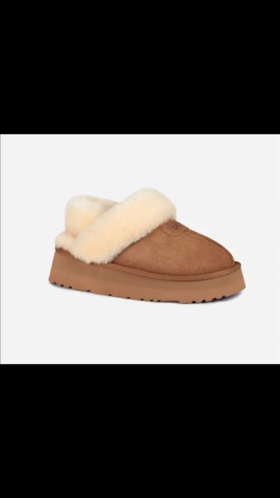 정품(새상품)/호주 어그 천연양모 퍼스트랩 체스트넛 슬리퍼(235) 이미지