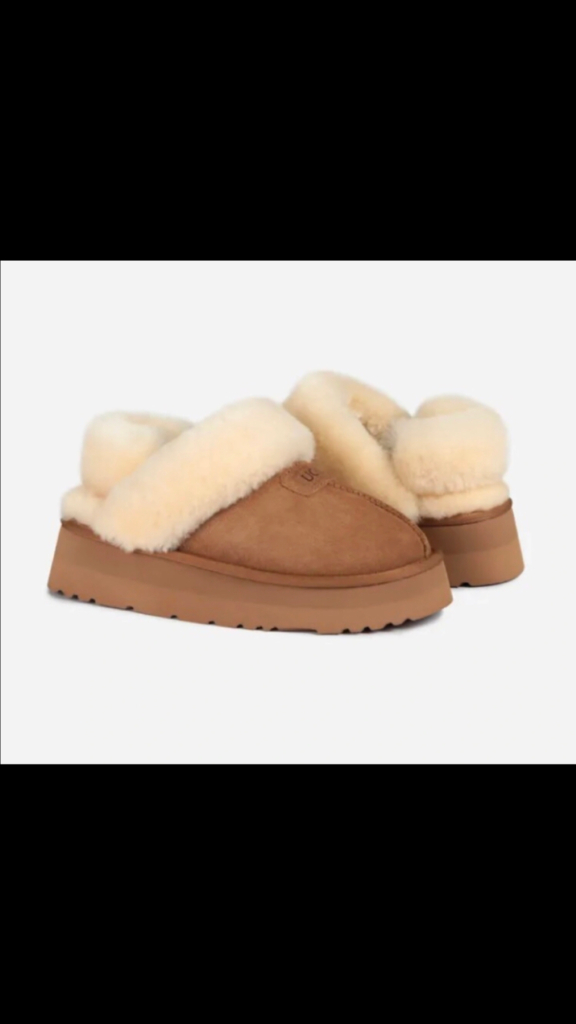 정품(새상품)/호주 어그 천연양모 퍼스트랩 체스트넛 슬리퍼(235) 이미지