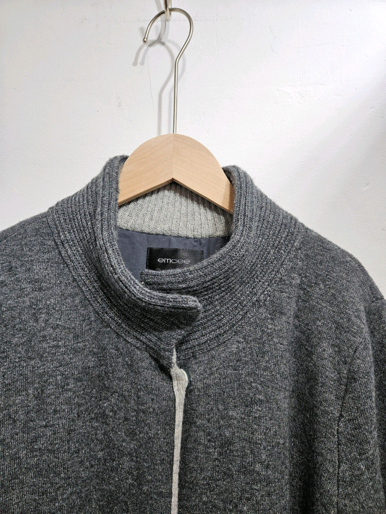 엠씨(emcee) 울혼방 니트 가디건 코트--1