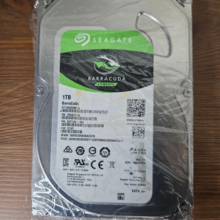 시게이트 바라쿠다 1TB HDD 중고 판매--1
