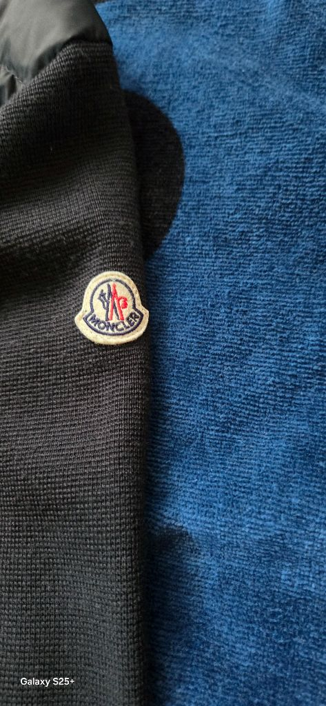 몽클레어 남성 니트 패딩 XL 블랙 105 이미지