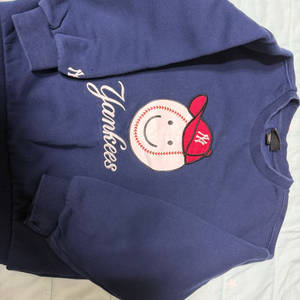 MLB키즈 맨투맨 140 약기모