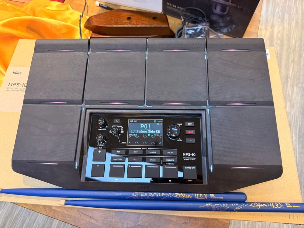 korg mps10 드럼머신 퍼커션 전자드럼 이미지